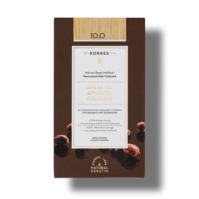 Coloration Permanente blond platine 10.0