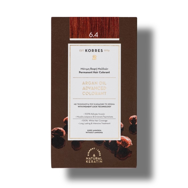 Coloration permanente 6.4 Blond Foncé Cuivré 