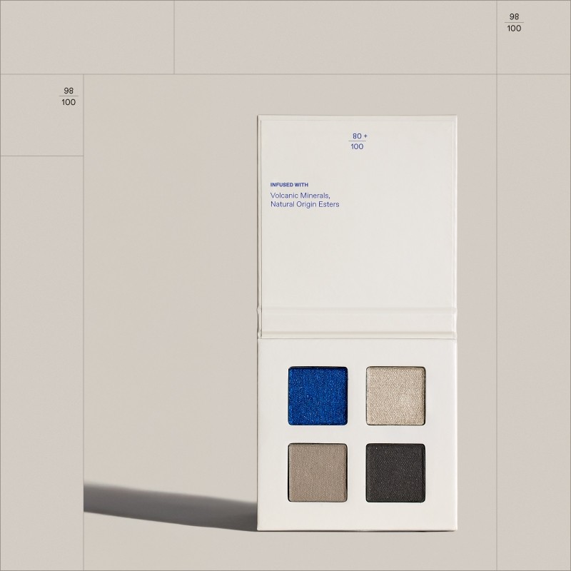  Real Color Palette Ombres à Paupières 02 Smokey Sea 