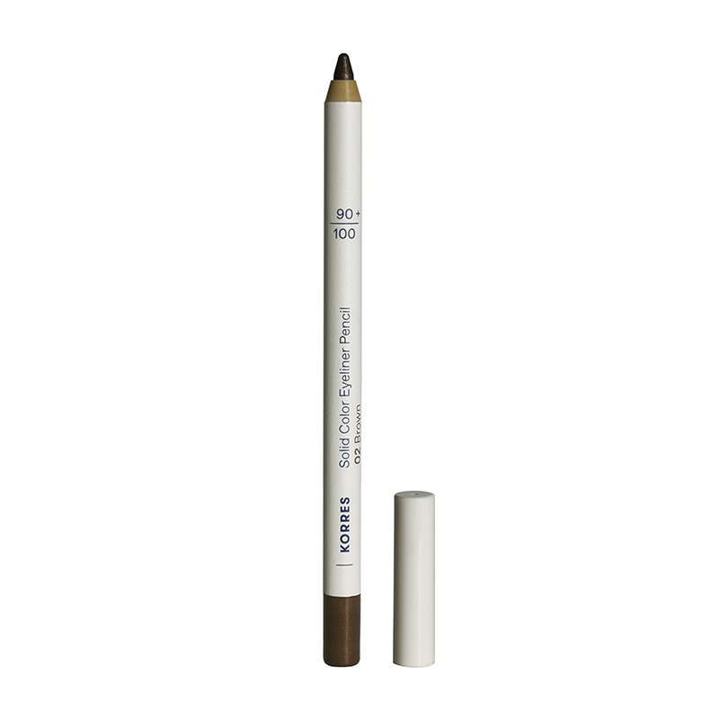 Solid Color Crayon Eyeliner 02 Brown