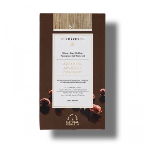 Coloration Permanente blond clair cendré 8.1