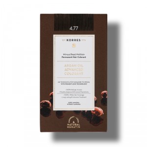 Coloration permanente 4.77 Chatain Naturel Marron Intense 