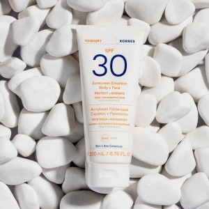 Emulsion Solaire Corps + Visage SPF30 Yaourt 